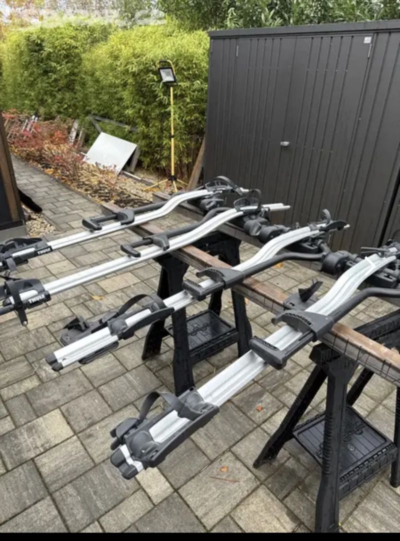 Thule nosiče na kolo na příčníky ProRide 4 ks - 598 3 ks + 591 1 ks 