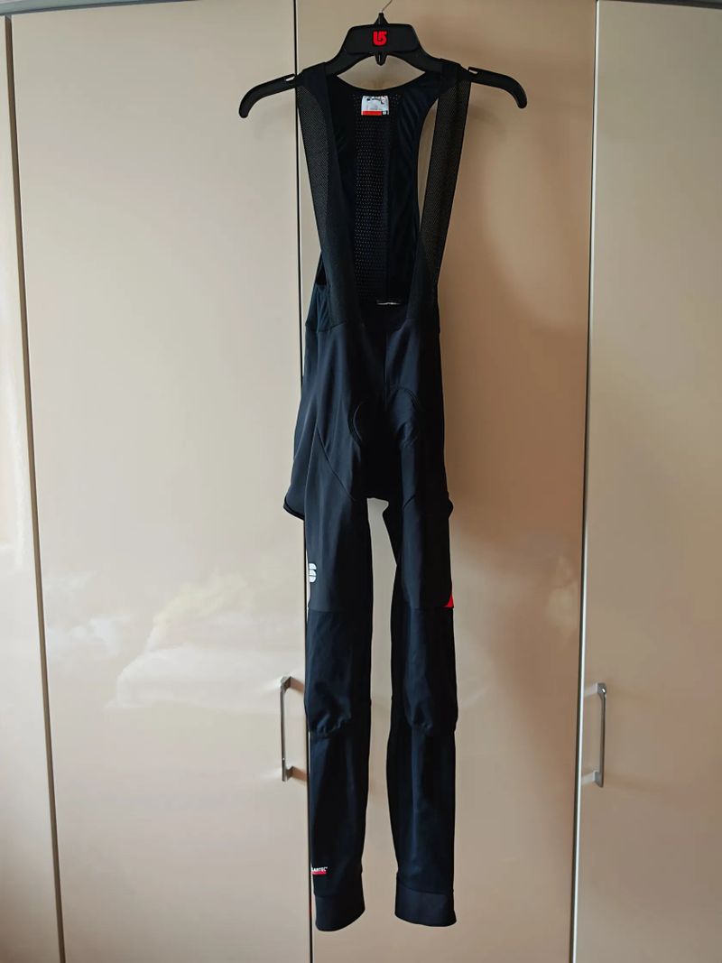 Sportfull Fiandre Polartec cyklo dlouhé + windproof návleky + větrovka Santini Redux s kožíškem