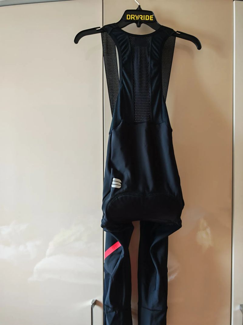 Sportfull Fiandre Polartec cyklo dlouhé + windproof návleky + větrovka Santini Redux s kožíškem