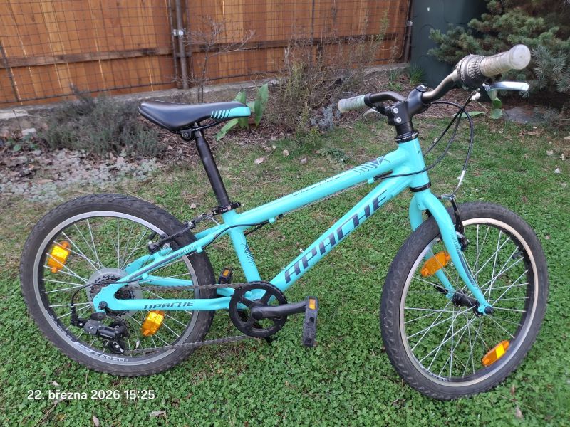 Dětské kolo Apache 20" BEETLE, tyrkysová barva, Praha 8 Čimice