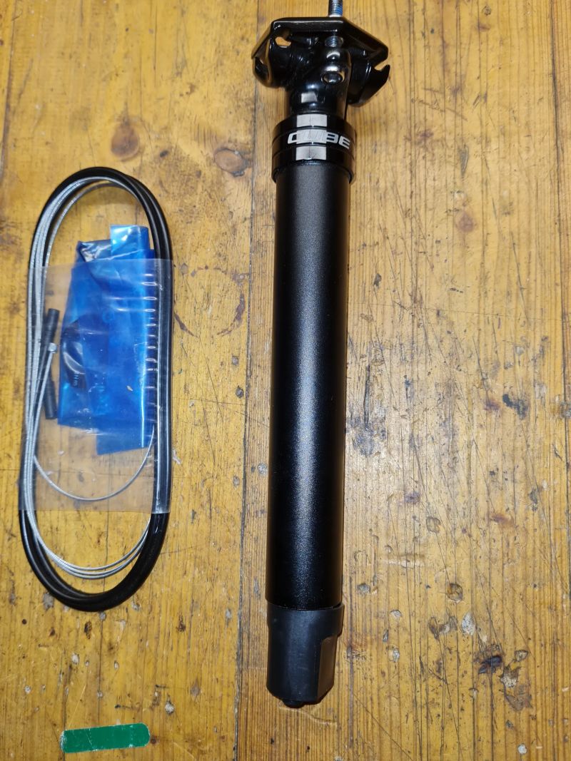 Teleskopická sedlovka CUBE 31,6/100