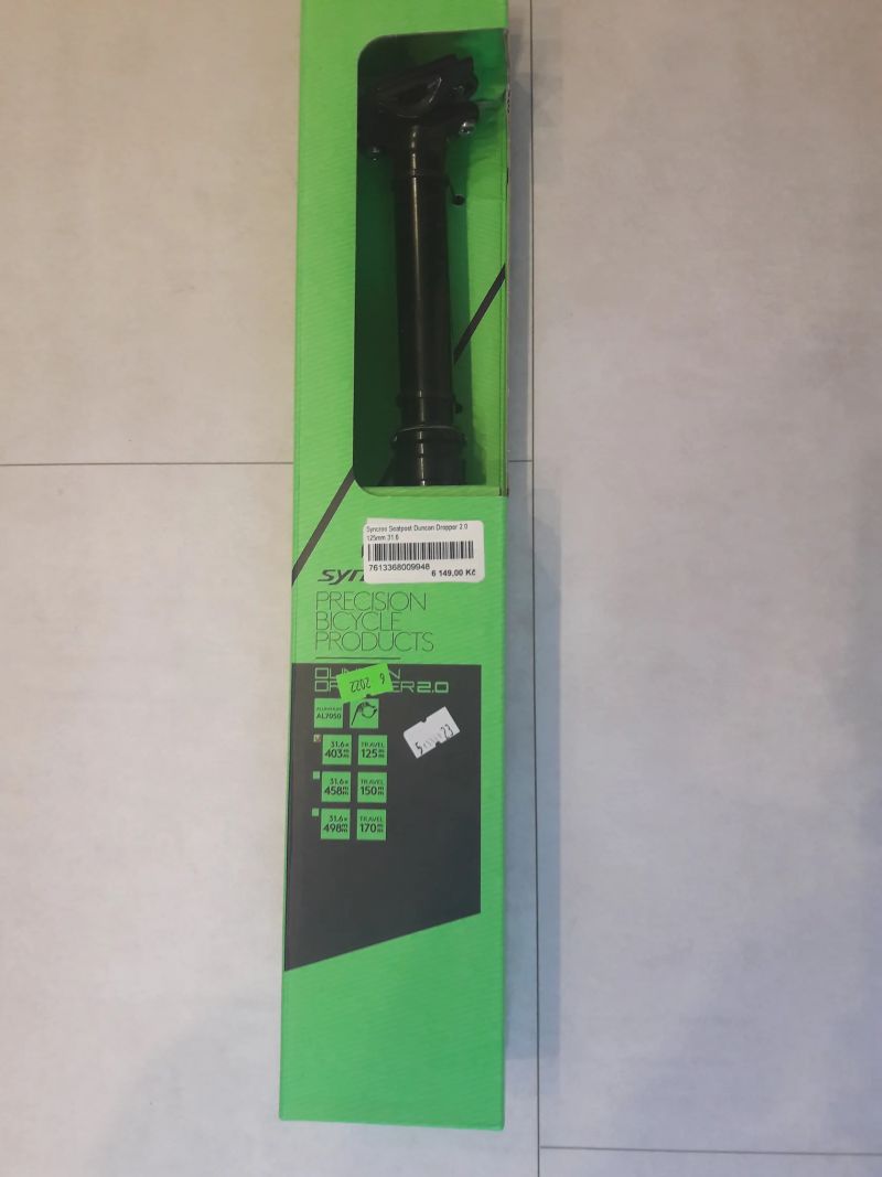 Nová teleskopická sedlovka Syncros Duncan Dropper 2