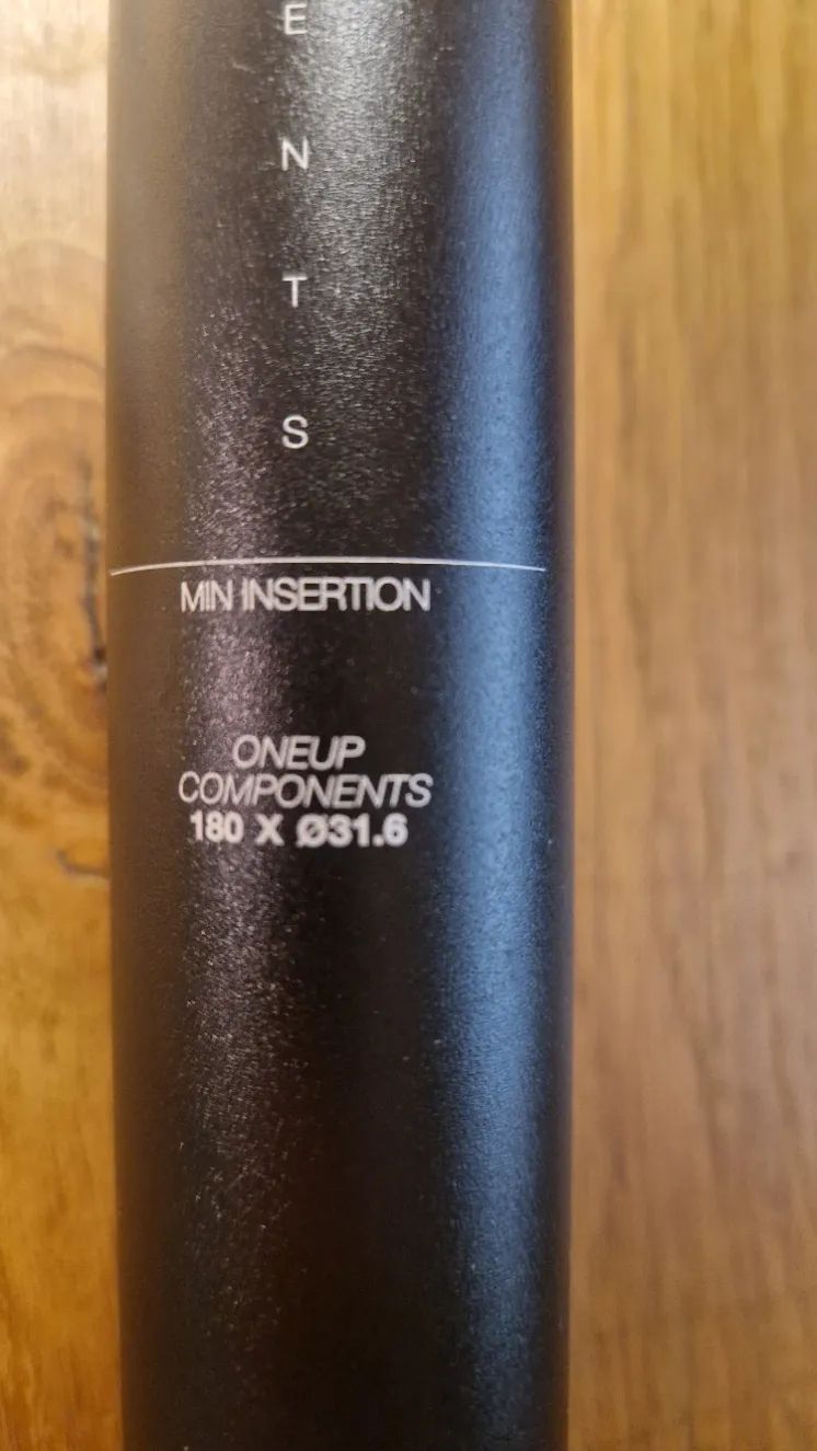 Sedlovka OneUp V3 180 31,6 - sundáno z nového kola