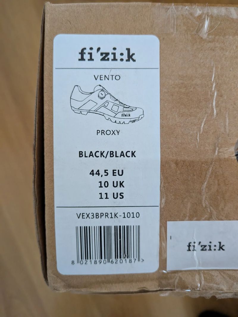 Fizik Vento Proxy MTB tretry Black/Black EU 44,5