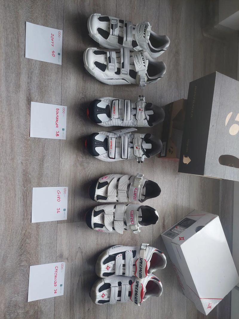 Tretry Giro, Specialized, Bontrager, Scott