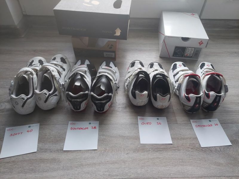 Tretry Giro, Specialized, Bontrager, Scott