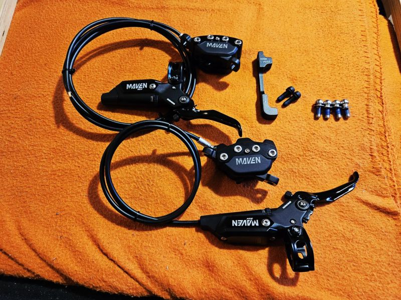 Nová sada bŕzd Sram Maven Silver A1