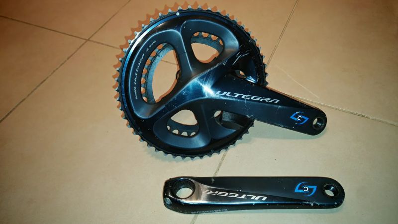 Shimano Kliky Ultegra FC-R8000 50-34z 175 mm (2x11) s powemeterem Stages