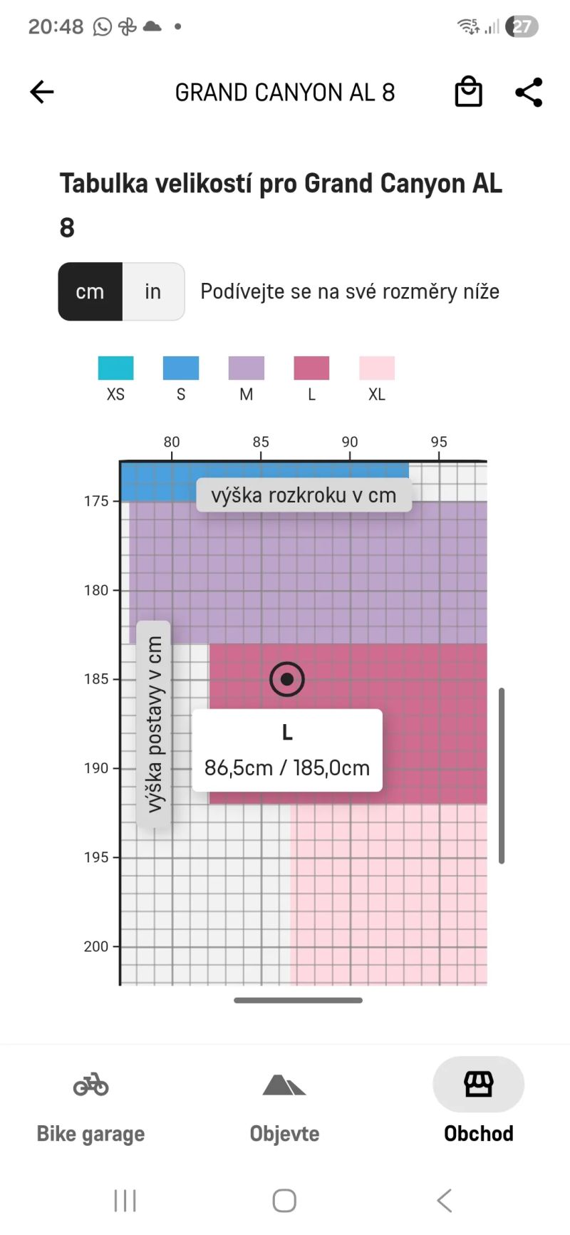 Canyon Grand Canyon AL 8 (183-193 cm)