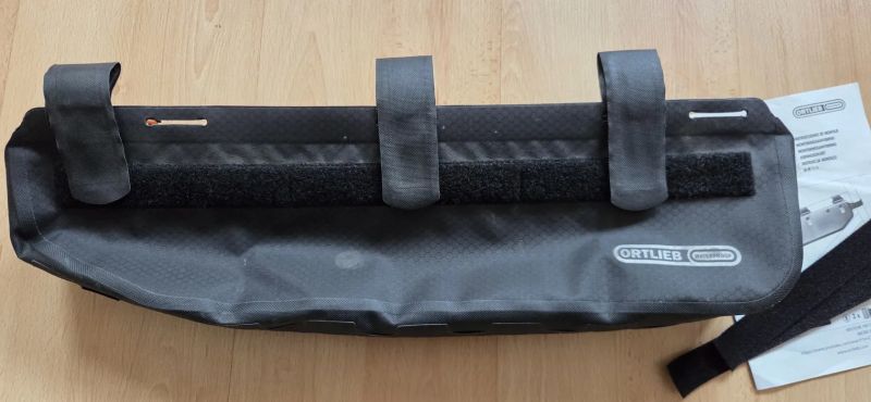 Rámová cyklo brašna Ortlieb Frame-Pack Toptube RC 4L, matná černá