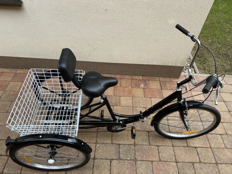 Tříkolka pro invalidy/seniory 24" 7 rychlostí