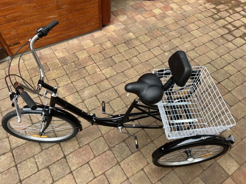 Tříkolka pro invalidy/seniory 24" 7 rychlostí
