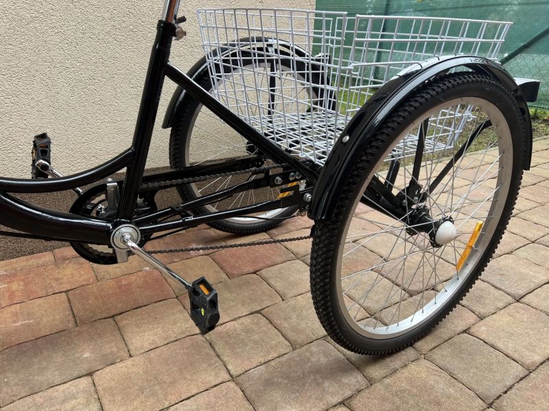 Tříkolka pro invalidy/seniory 24" 7 rychlostí