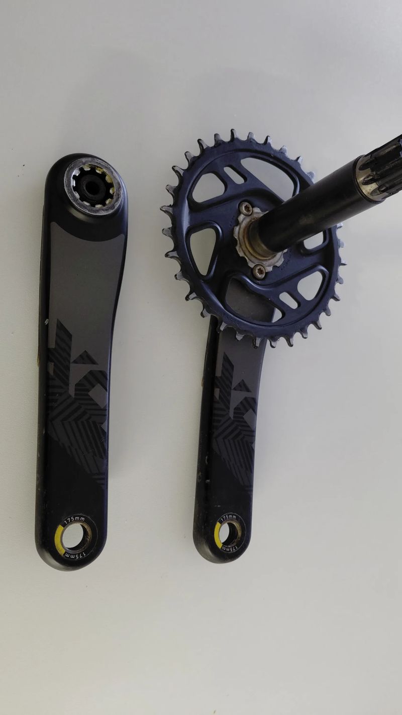 Sram kliky X0 GXP osa 175mm převodník 32z 3mm ofset