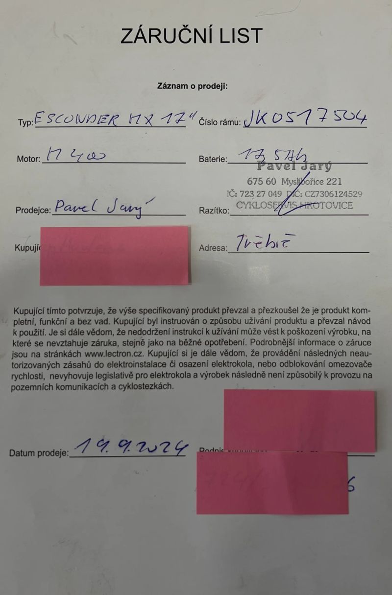 Lectron Esconder MX 17"