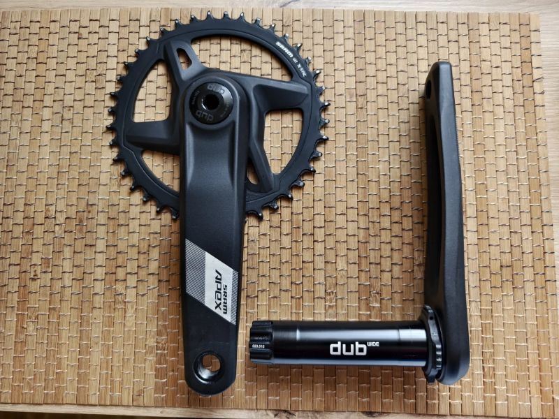 Kliky Sram Apex 1 Wide D1, DUB 1x12