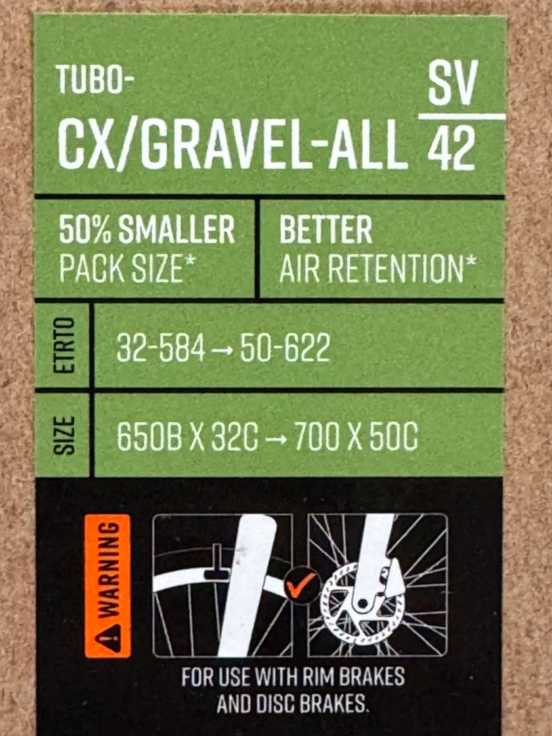Prodám duše Tubolito S-CX/GRAVEL 700x32-50 mm - černý ventilek