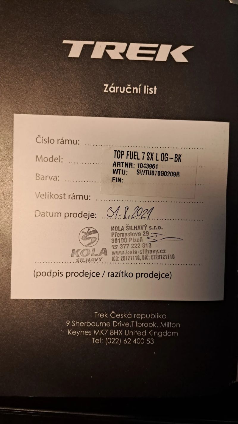 Trek TOP Fuel SX 7 SX