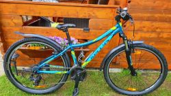 Dětské horské kolo 26" Kellys NAGA 70 vel. XS postava 145-162cm po servisu.