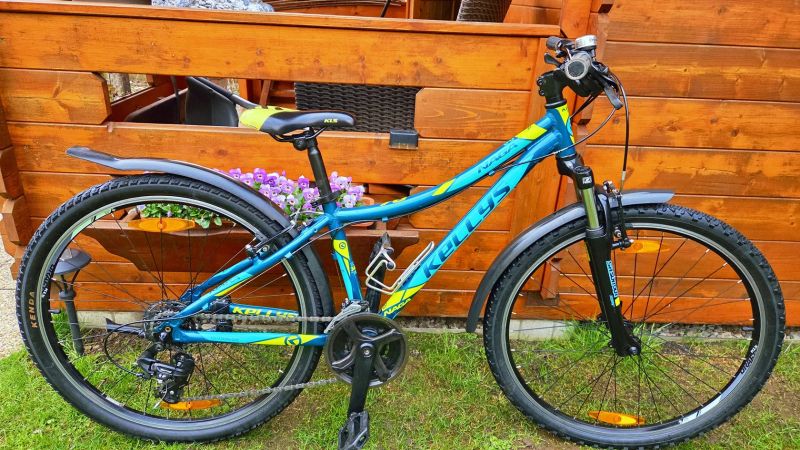 Dětské horské kolo 26" Kellys NAGA 70 vel. XS postava 145-162cm po servisu.