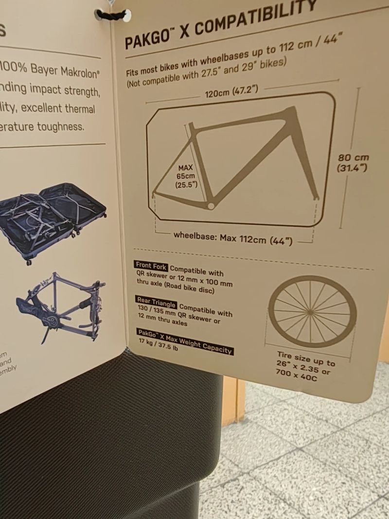 Prodám cestovní kufr na kolo pro Road, MTB, Gravel Bike