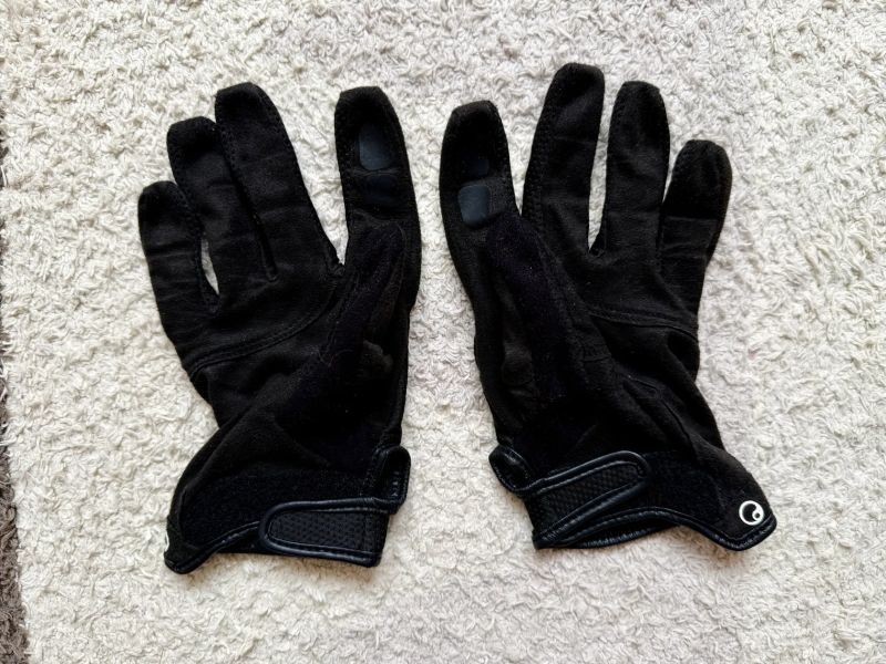 Cyklistické MTB rukavice Ergon HM2 - Černé