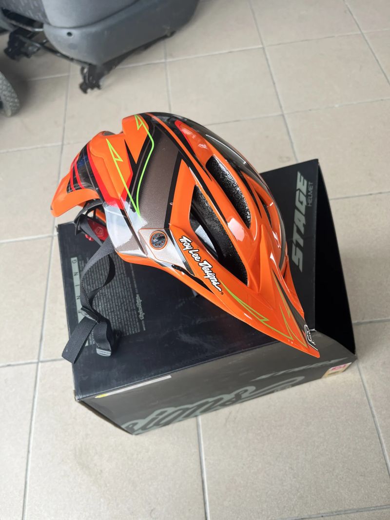 Troy Lee Designs A1 Turbo Orange 57-59cm