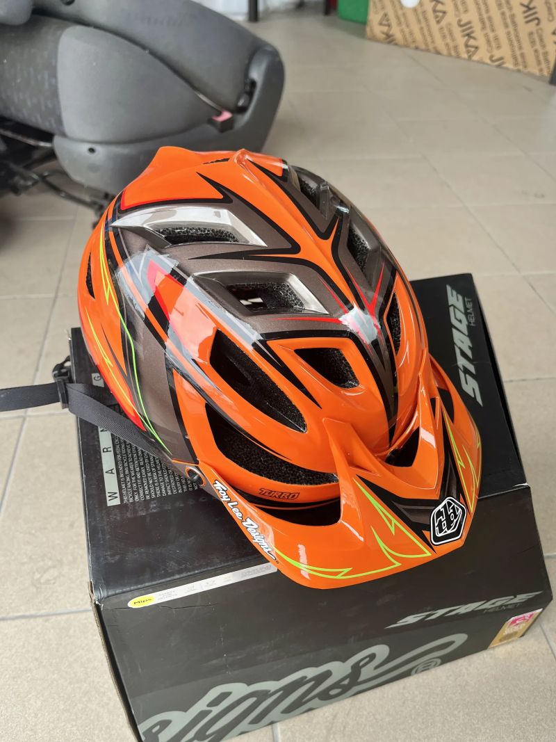 Troy Lee Designs A1 Turbo Orange 57-59cm