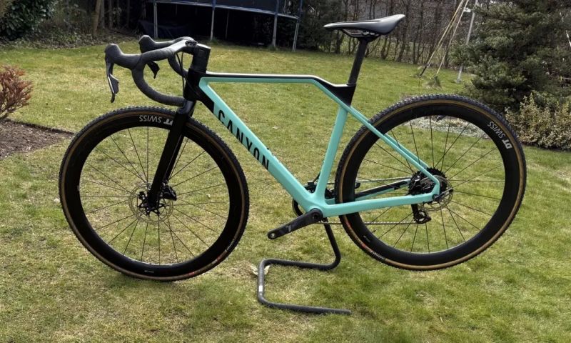 Canyon Inflite CF SL 8 (XS) – karbon CX/gravel, SRAM Force AXS 1×12