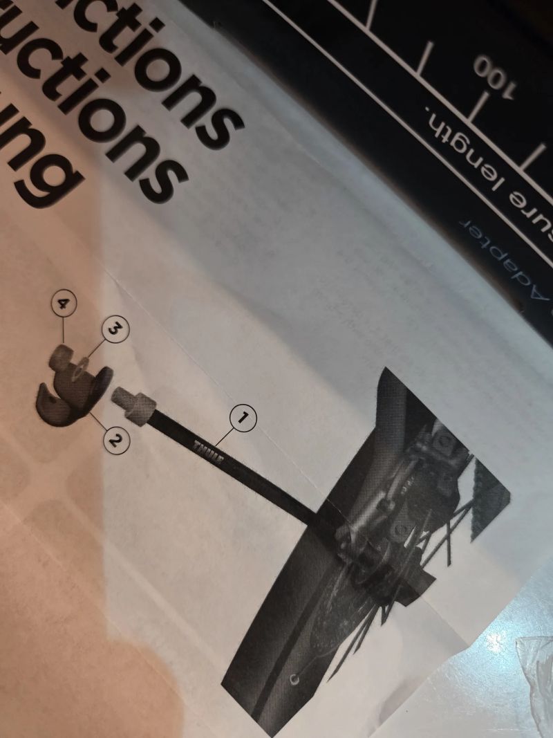 Thule pevná osa M12x1.0/172mm + rychloupínák