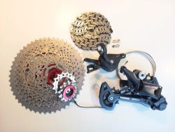 MTB sada 1x12 sp. na klasický HG ořech