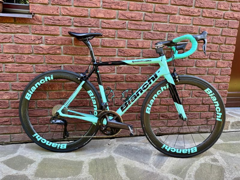 Bianchi Specialissima CV Carbon nové Shimano Ultegra R8150 Di2 2x12speed velikost 55