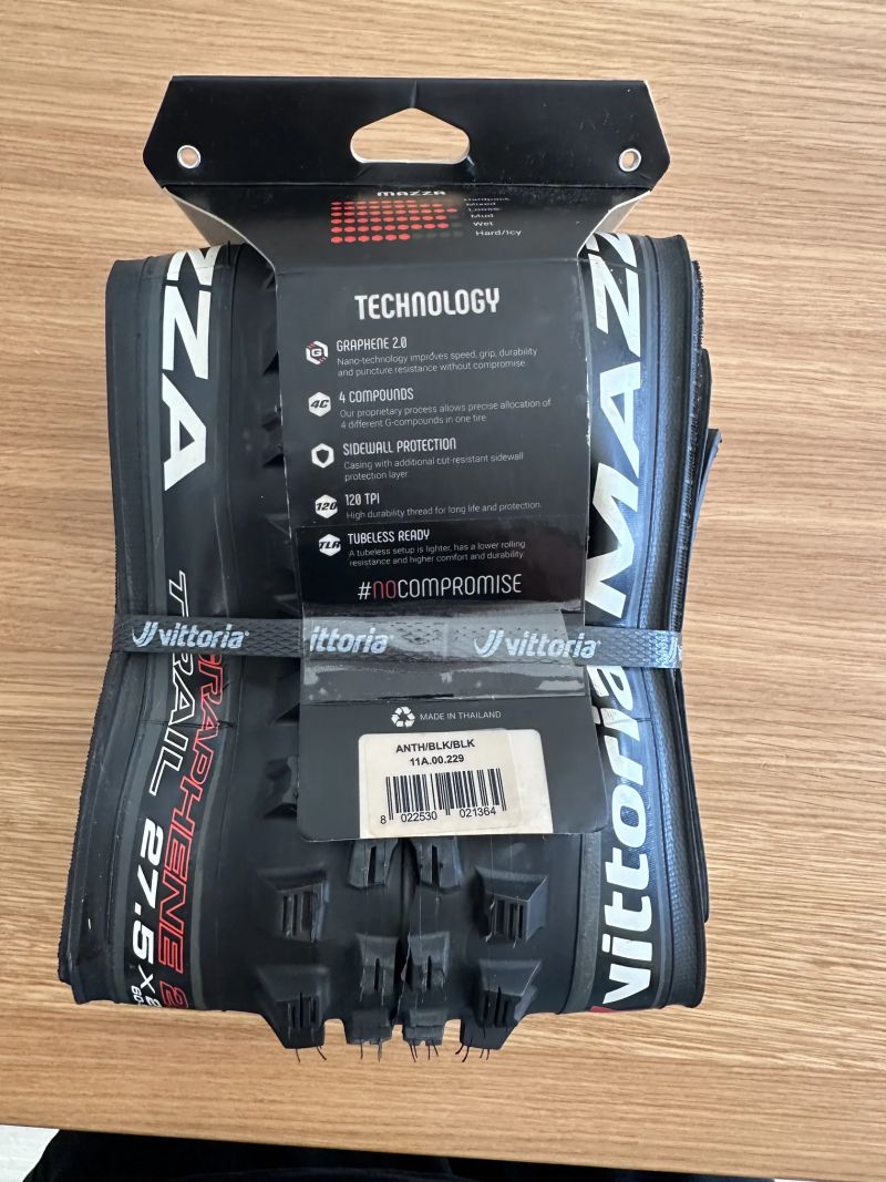 Nová Vittoria Mazza tubeless ready 