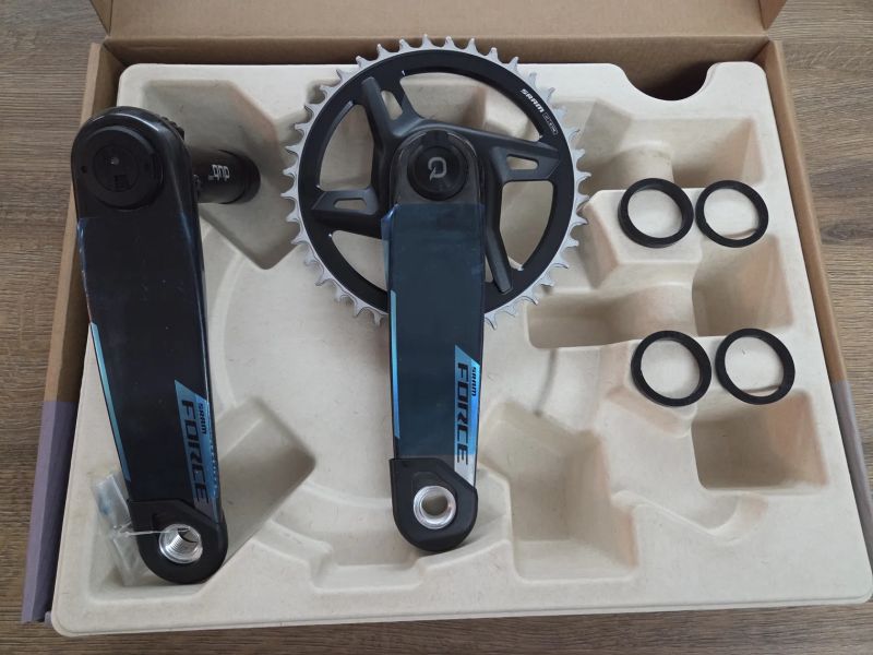 Prodám nové gravel kliky 165mm SRAM FORCE XPLR DUB WIDE s powermetrem