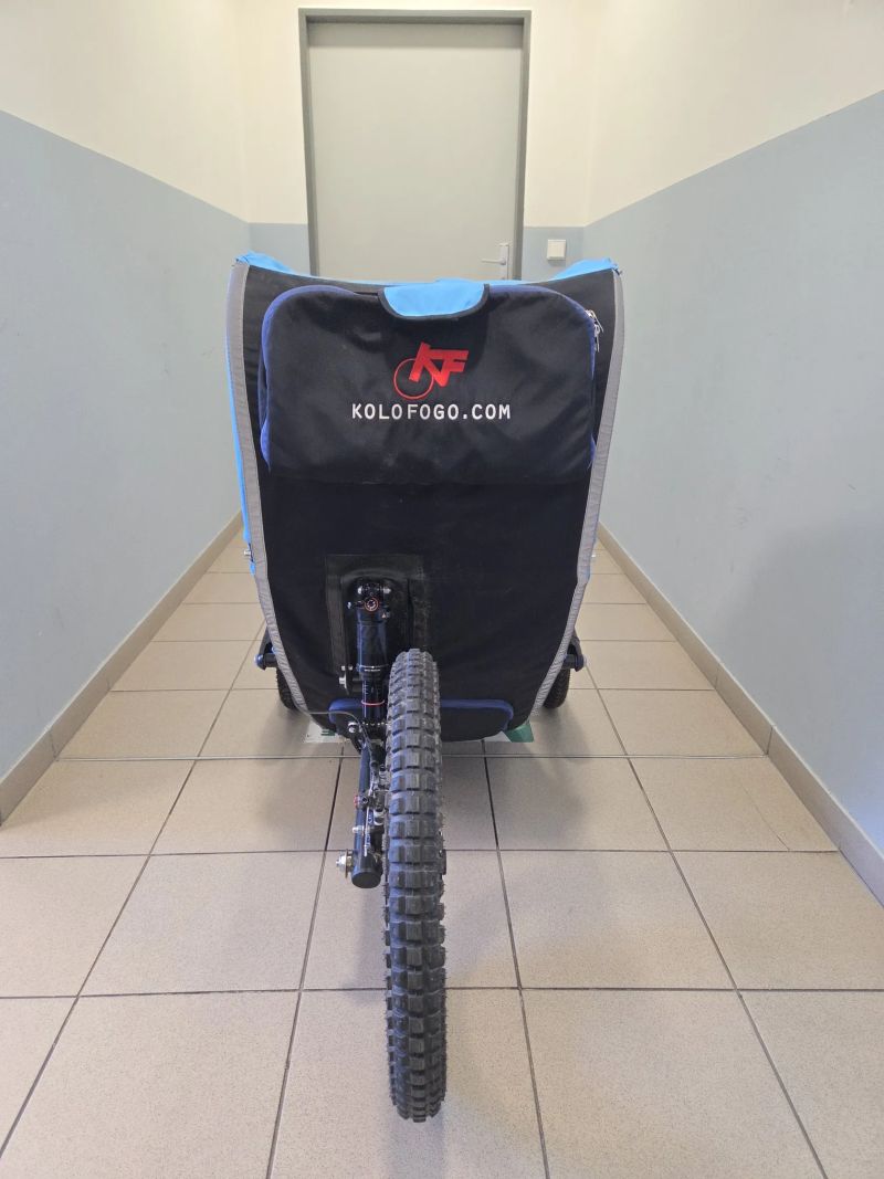 prodám dětský vozík za kolo KOLOFOGO s tlumičem ROCKSHOX