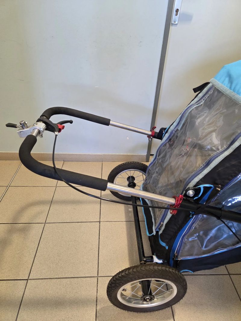 prodám dětský vozík za kolo KOLOFOGO s tlumičem ROCKSHOX