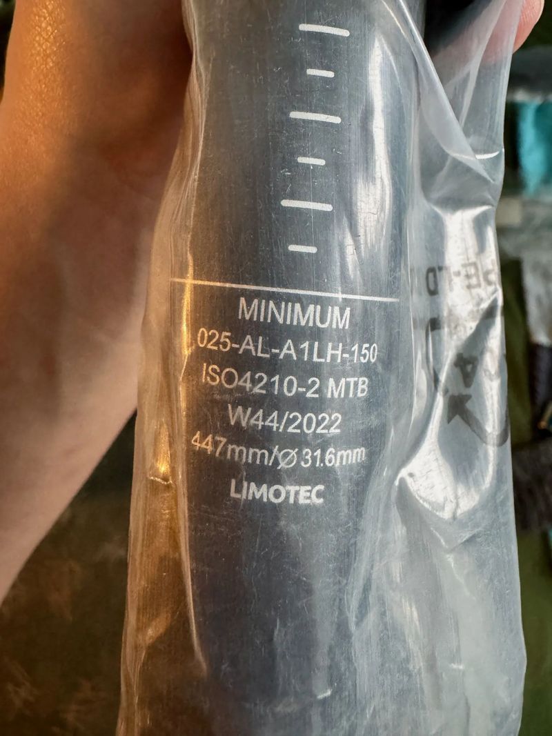 Limotec Dropper, priemer 31.6mm, zdvih 150mm