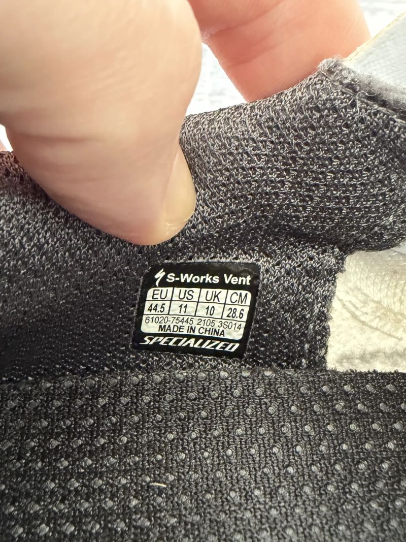 Cyklistické tretry Specialized S-Works Vent – vel. EU 44,5