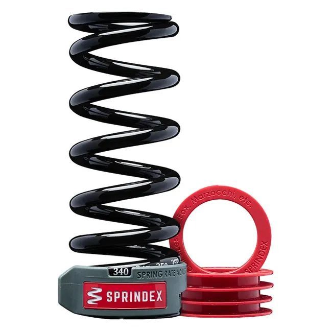 Sprindex Light XC/Trail - Adjustable Lightweight Rear Shock Steel Spring - 126mm/55mm