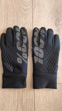 100% Hydromatic Brisker pánské rukavice Black