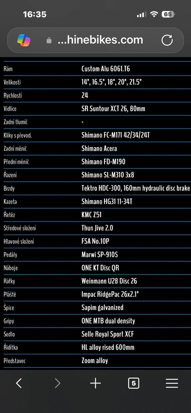 Rock Machine Surge 70