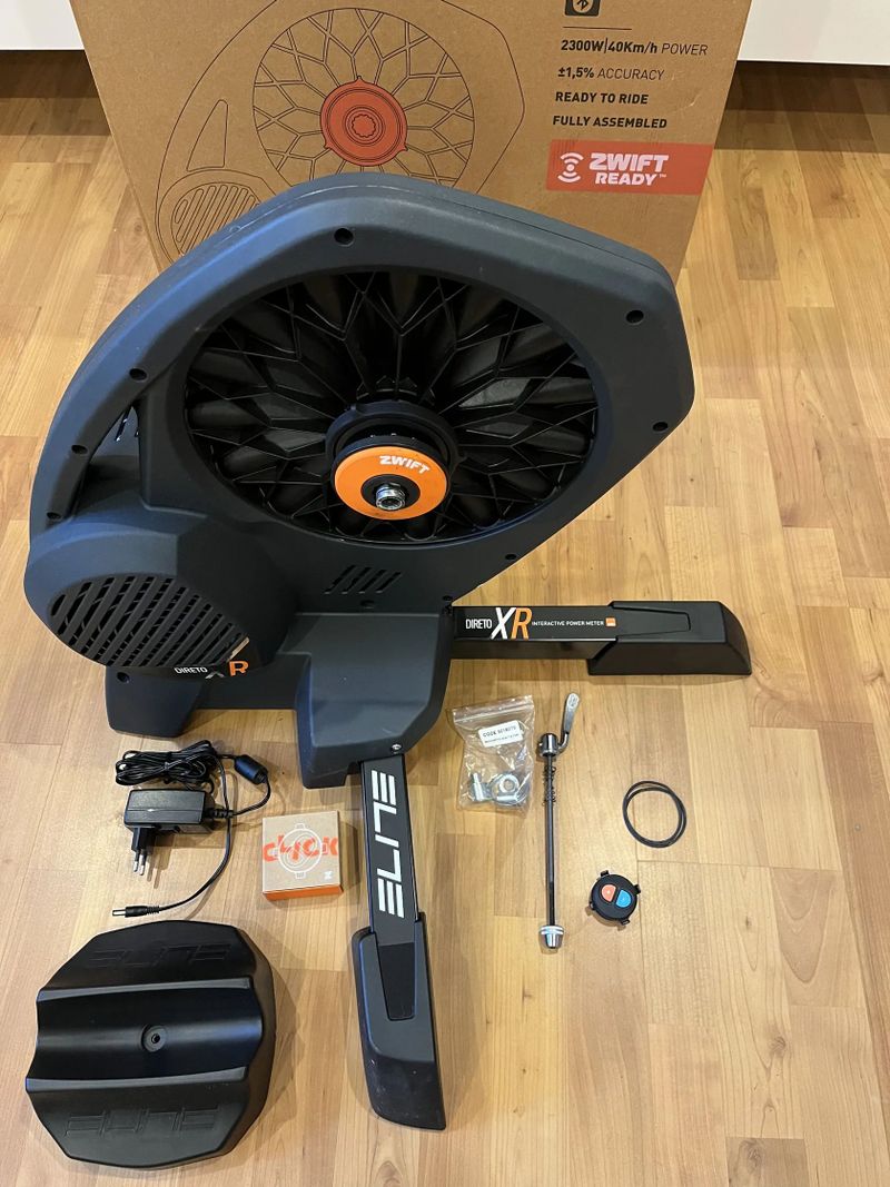 Elite Direto XR Smart Trainer – Zwift Cog + Click, záruka, TOP stav