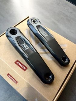 Kliky SRAM X0 ISIS 165 Black Self Extracting Bolt - pro elektrokola