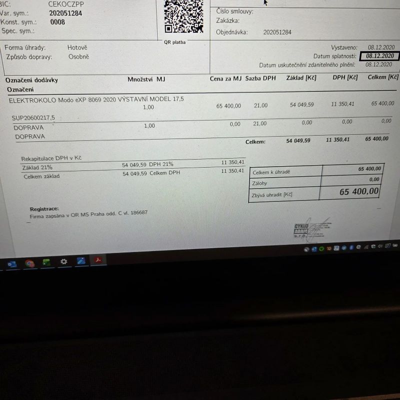 Superior MODO eXP 8069 - perfektní stav, první majitel, nejeto pouze 700km