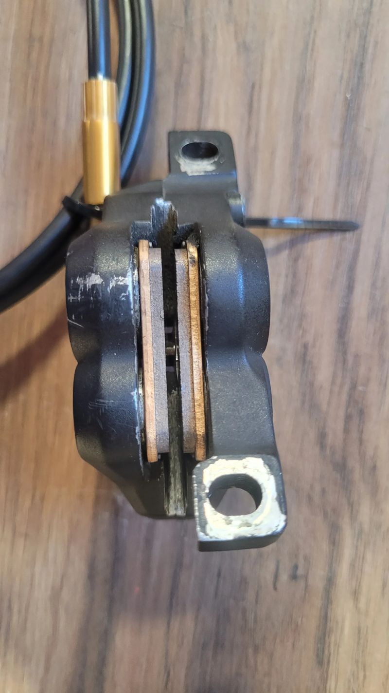 Brzdy Shimano Saint, starší model