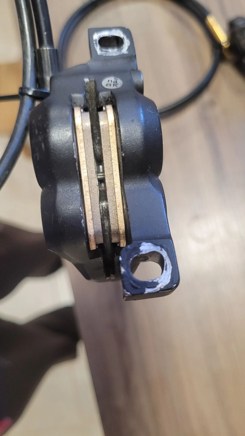 Brzdy Shimano Saint, starší model