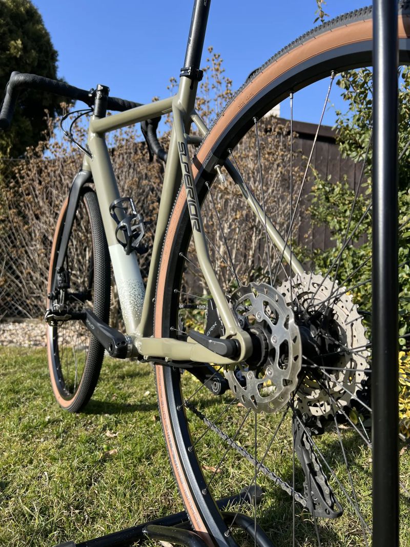 Superior X-road Elite GR gravel bike - matte sand grey