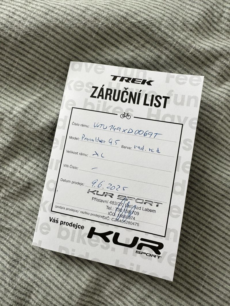 Trek Procaliber 9.5