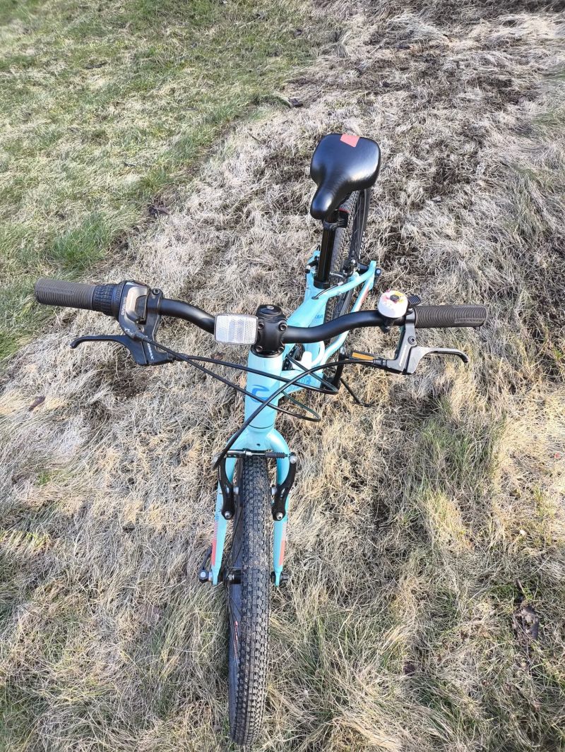 Cannondale Quick 20 – dětské kolo, lehké, 7 rychlostí, tyrkysová