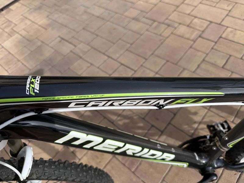 Merida Carbon FLX 1200-D, vidlice Manitou Minute Expert 100 ABS+